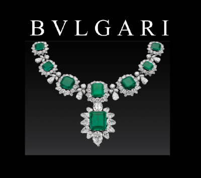 BVLGARI Necklace emeralds 
